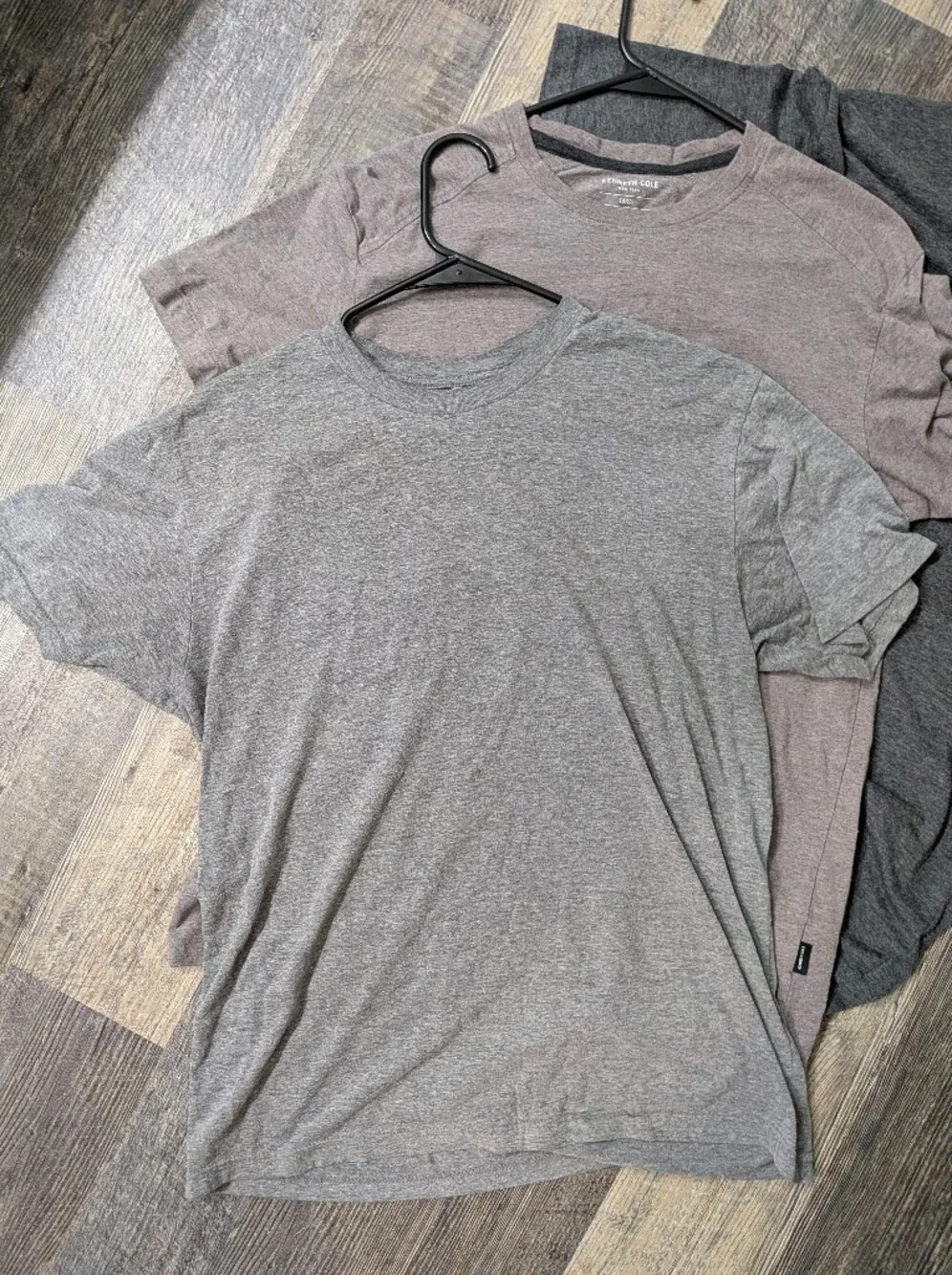 Bundle Of 3 Mens Large Athletic Shirts Adidas Kenneth Cole Next Level